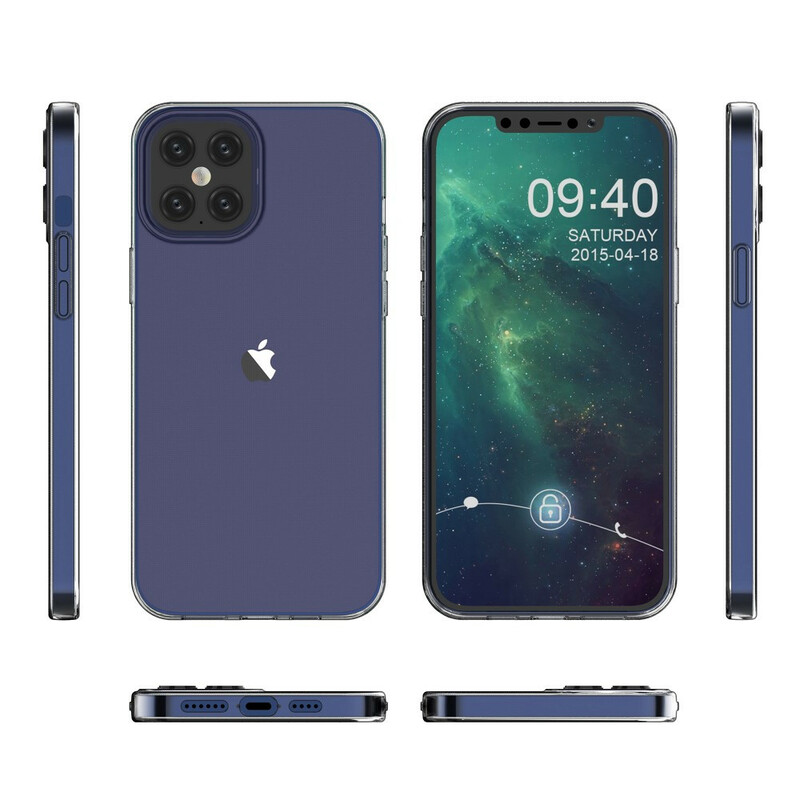 Coque iPhone 12 Pro Max Transparente Silicone Finesse Coque iPhone 12 Pro Max Transparente Silicone Finesse