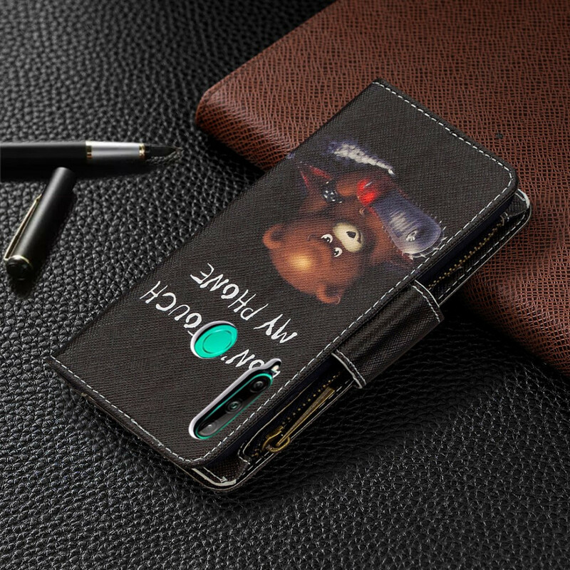 Housse Huawei P40 Lite E / Y7p Poche Zippée Ours Housse Huawei P40 Lite E / Y7p Poche Zippée Ours