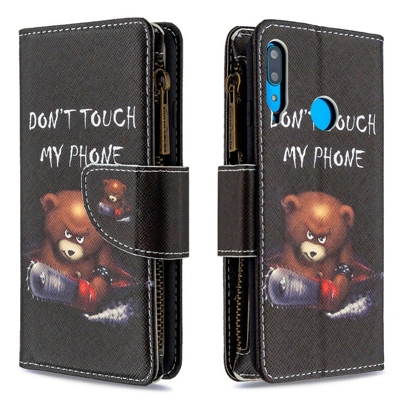 Housse Huawei P40 Lite E / Y7p Poche Zippée Ours Housse Huawei P40 Lite E / Y7p Poche Zippée Ours