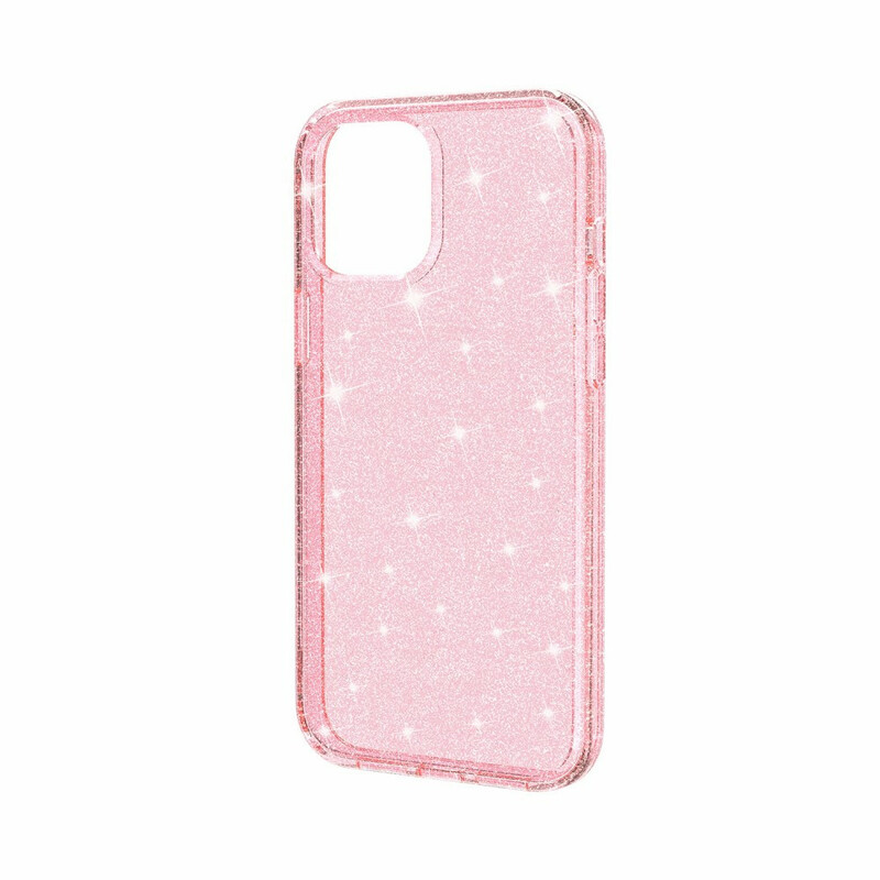 Coque iPhone 12 Pro Max Transparente Paillettes