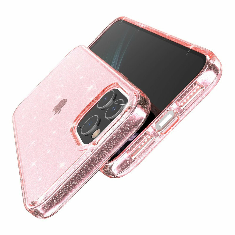 Coque iPhone 12 Pro Max Transparente Paillettes