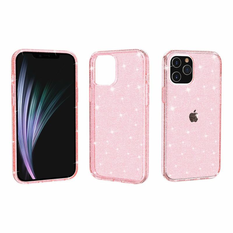 Coque iPhone 12 Pro Max Transparente Paillettes