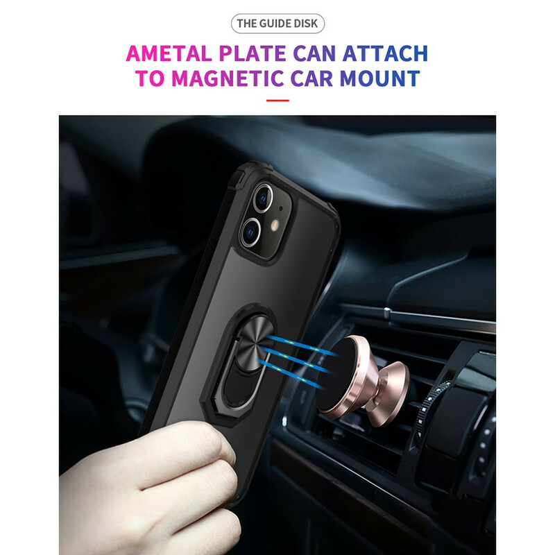 Coque iPhone 12 Pro Max Hybride Anneau Premium Coque iPhone 12 Pro Max Hybride Anneau Premium