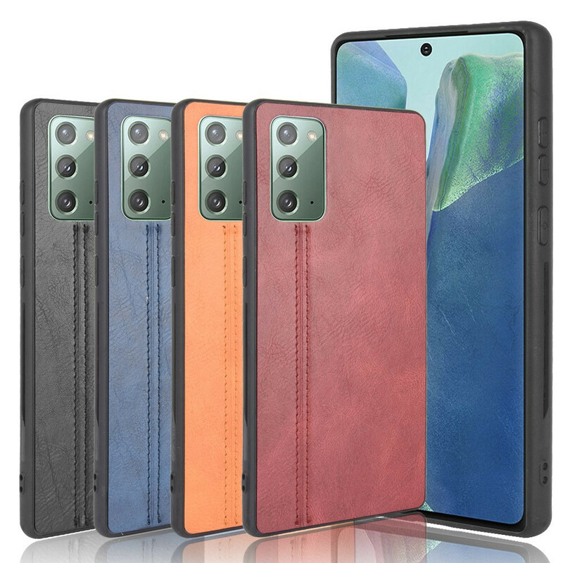 Coque Samsung Galaxy Note 20 Effet Cuir Couture Coque Samsung Galaxy Note 20 Effet Cuir Couture