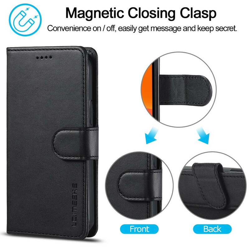 Housse iPhone 12 Pro Max LC.IMEEKE Effet Cuir Housse iPhone 12 Pro Max LC.IMEEKE Effet Cuir