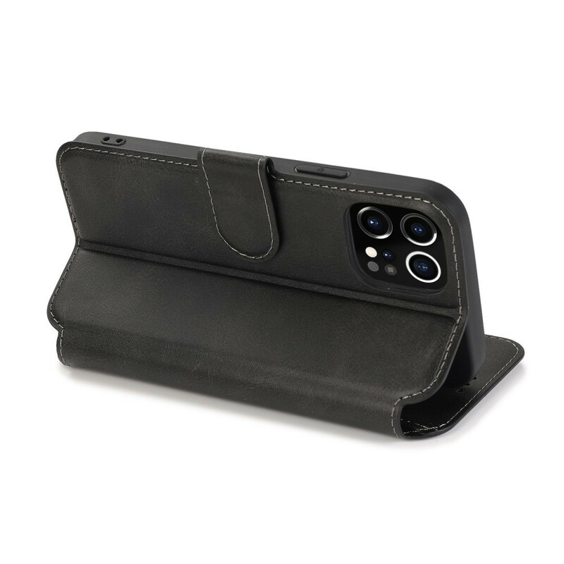 Housse iPhone 12 Pro Max Style Cuir Rétro Housse iPhone 12 Pro Max Style Cuir Rétro