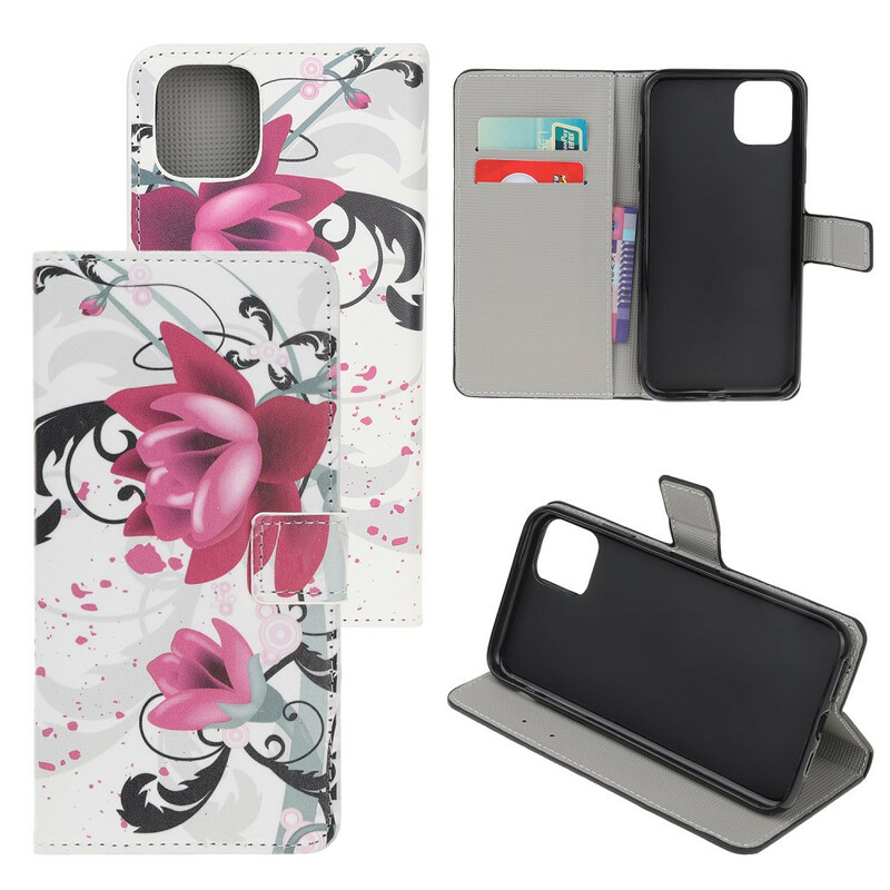 Housse iPhone 12 Max / 12 Pro Tropical Flowers Housse iPhone 12 Max / 12 Pro Tropical Flowers