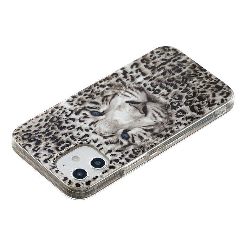 Coque iPhone 12 Max / 12 Pro Leopard Fluorescente