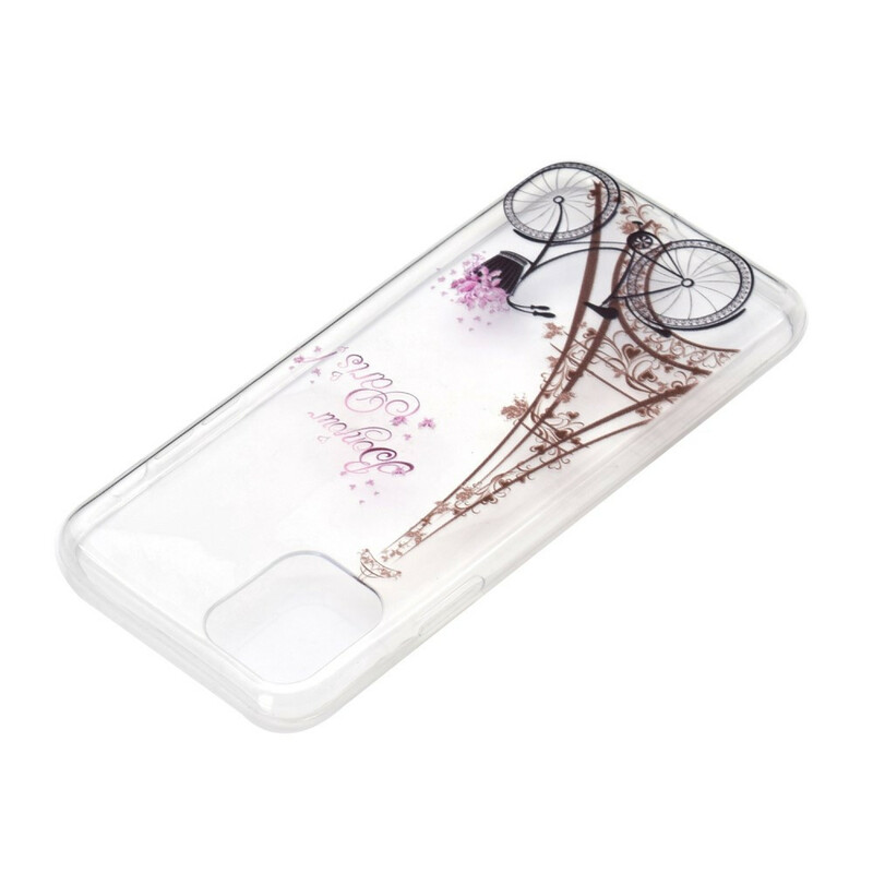 Coque iPhone 12 Max / 12 Pro Transparente Bonjour Paris Coque iPhone 12 Max / 12 Pro Transparente Bonjour Paris