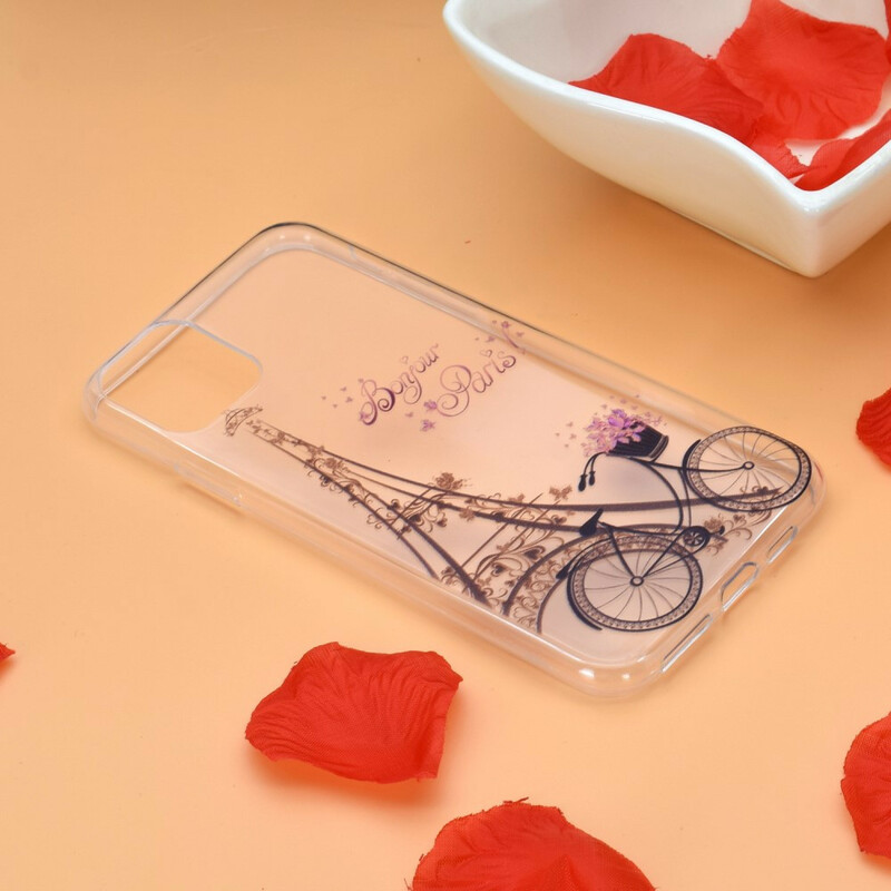 Coque iPhone 12 Max / 12 Pro Transparente Bonjour Paris Coque iPhone 12 Max / 12 Pro Transparente Bonjour Paris