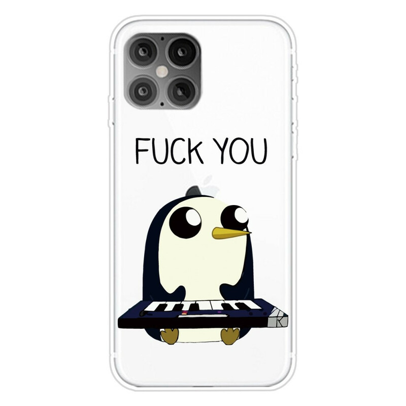 Coque iPhone 12 Max / 12 Pro Pingouin Fuck You