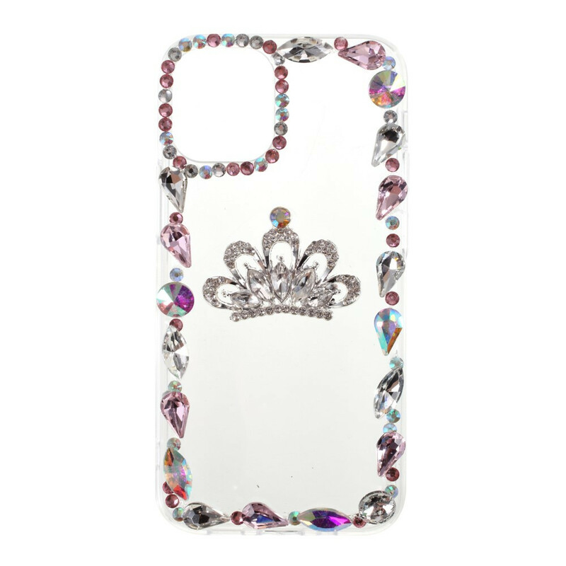 Coque iPhone 12 Max / 12 Pro Silicone et Strass Coque iPhone 12 Max / 12 Pro Silicone et Strass