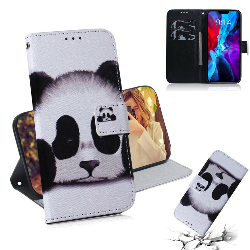 Housse iPhone 12 Max / 12 Pro Face de Panda