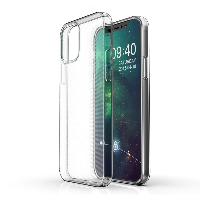 Coque iPhone 12 / 12 Pro , Jenuos Transparent Doux Souple Extrêmement Fin  Housse TPU Silicone Etui pour iPhone 12 / 12 Pro - Transparent 