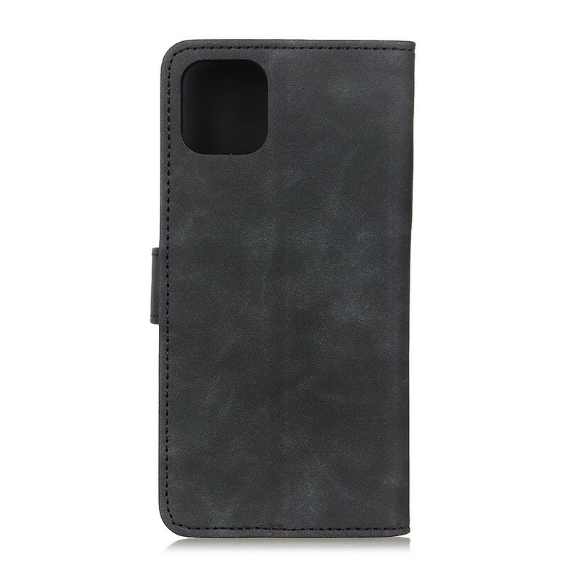 Housse iPhone 12 Max / 12 Pro Effet Cuir Vintage KHAZNEH Housse iPhone 12 Max / 12 Pro Effet Cuir Vintage KHAZNEH