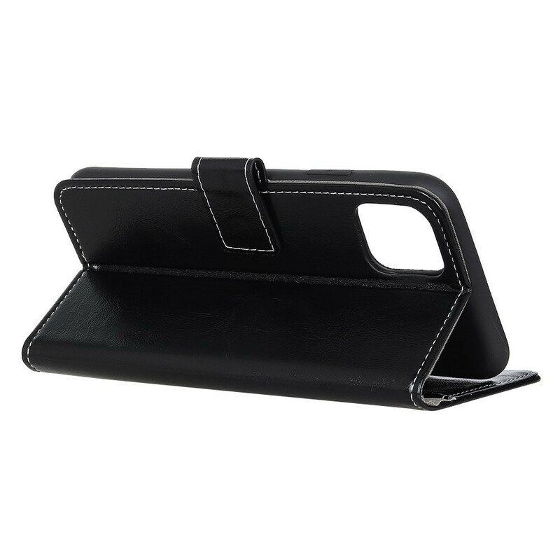 Housse iPhone 12 Max / 12 Pro Brillante et Coutures Apparentes Housse iPhone 12 Max / 12 Pro Brillante et Coutures Apparentes