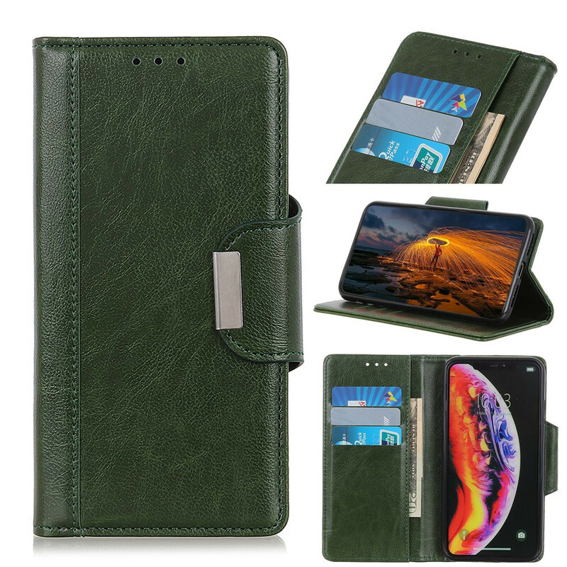 Housse iPhone 12 Max / 12 Pro Simili Cuir Fermoir Élégance Housse iPhone 12 Max / 12 Pro Simili Cuir Fermoir Élégance