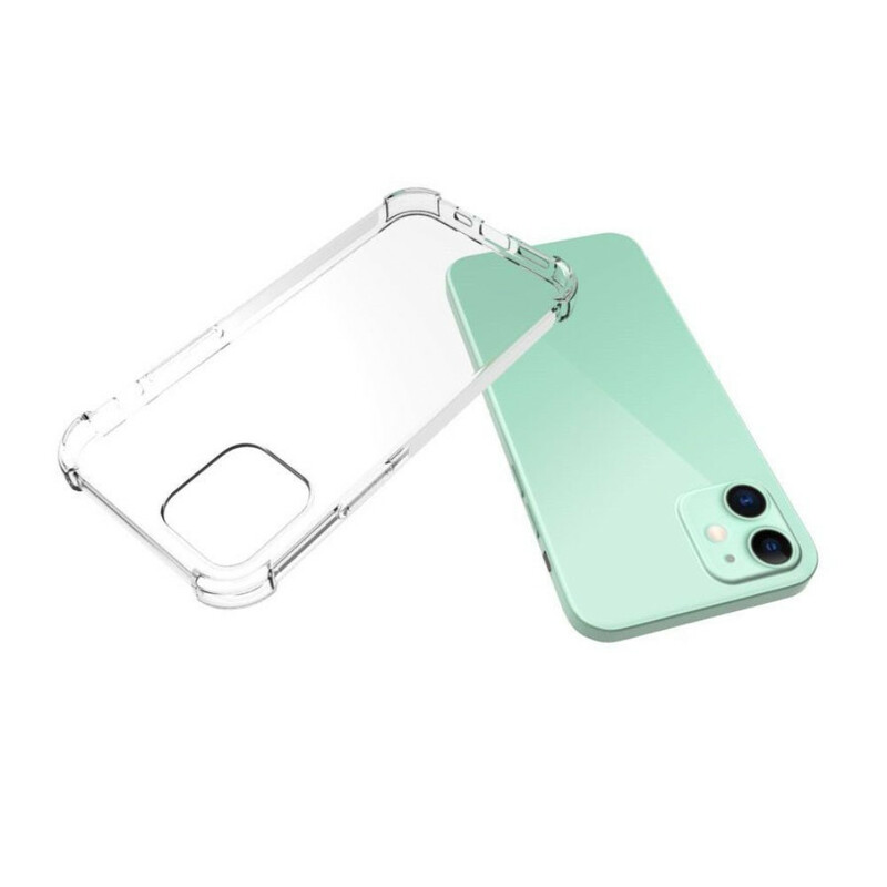 Coque iPhone 12 / 12 Pro Transparente Paillettes Renforcée - Ma Coque