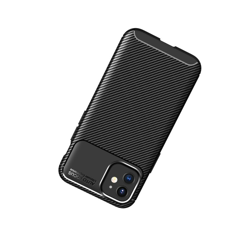 Coque iPhone 12 Max / 12 Pro Flexible Texture Fibre Carbone Coque iPhone 12 Max / 12 Pro Flexible Texture Fibre Carbone