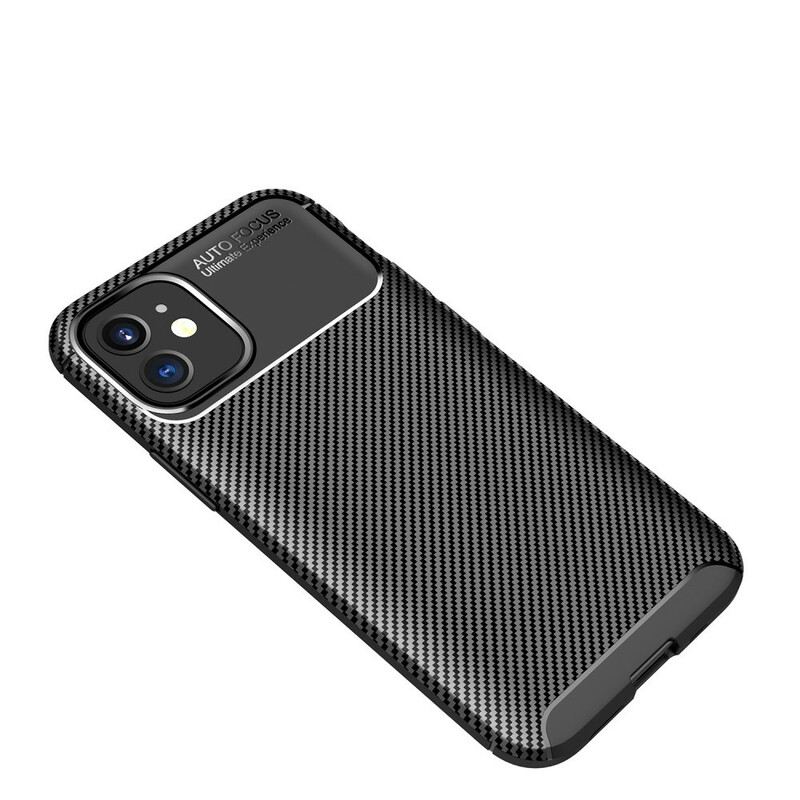Coque iPhone 12 Max / 12 Pro Flexible Texture Fibre Carbone Coque iPhone 12 Max / 12 Pro Flexible Texture Fibre Carbone
