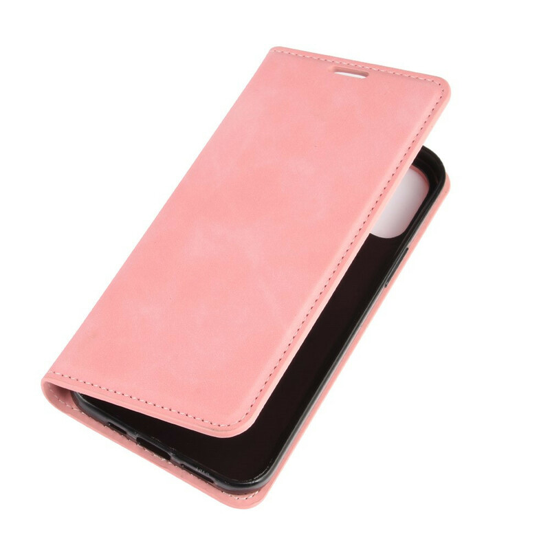 Flip Cover iPhone 12 Max / 12 Pro Effet Cuir Douceur Flip Cover iPhone 12 Max / 12 Pro Effet Cuir Douceur