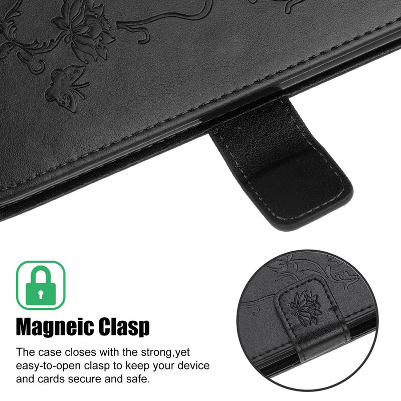 Housse iPhone 12 Max / 12 Pro Florale à Lanière Housse iPhone 12 Max / 12 Pro Florale à Lanière