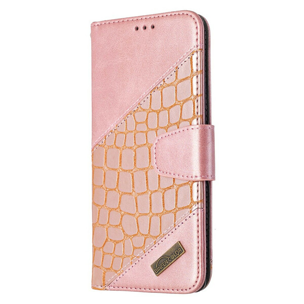 Housse Samsung Galaxy S10 Lite Effet Peau de Crocodile Classique