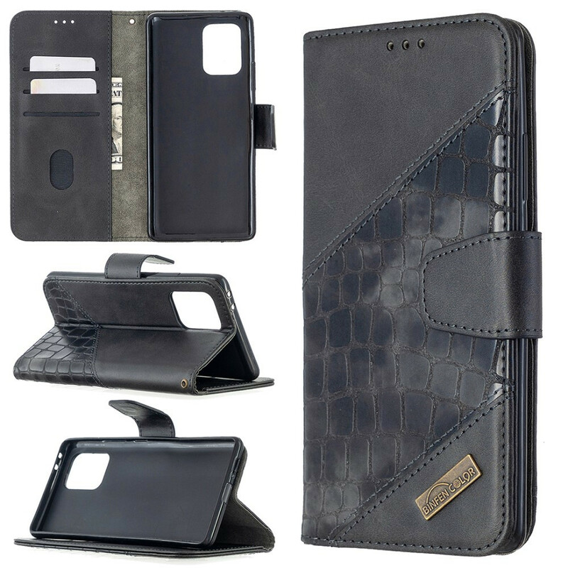 Housse Samsung Galaxy S10 Lite Effet Peau de Crocodile Classique Housse Samsung Galaxy S10 Lite Effet Peau de Crocodile Classique