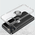 Coque iPhone 12 Max / 12 Pro Transparente avec Anneau-Support