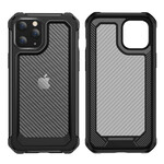 Coque iPhone 12 Max / 12 Pro Transparente Texture Fibre Carbone Coque iPhone 12 Max / 12 Pro Transparente Texture Fibre Carbone