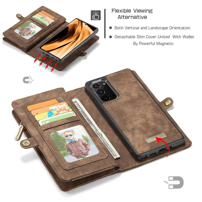 Housse Samsung Galaxy Note 20 CASEME Coque Détachable Housse Samsung Galaxy Note 20 CASEME Coque Détachable