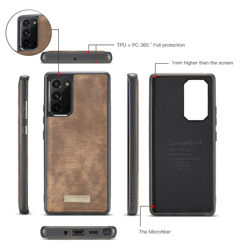 Housse Samsung Galaxy Note 20 CASEME Coque Détachable Housse Samsung Galaxy Note 20 CASEME Coque Détachable