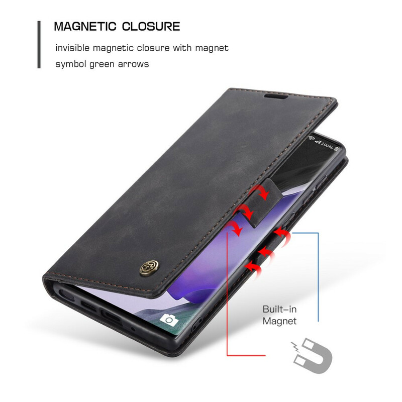 Housse Samsung Galaxy Note 20 CASEME Simili Cuir Housse Samsung Galaxy Note 20 CASEME Simili Cuir
