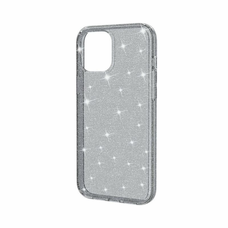 Coque iPhone 12 Max / 12 Pro Transparente Paillettes