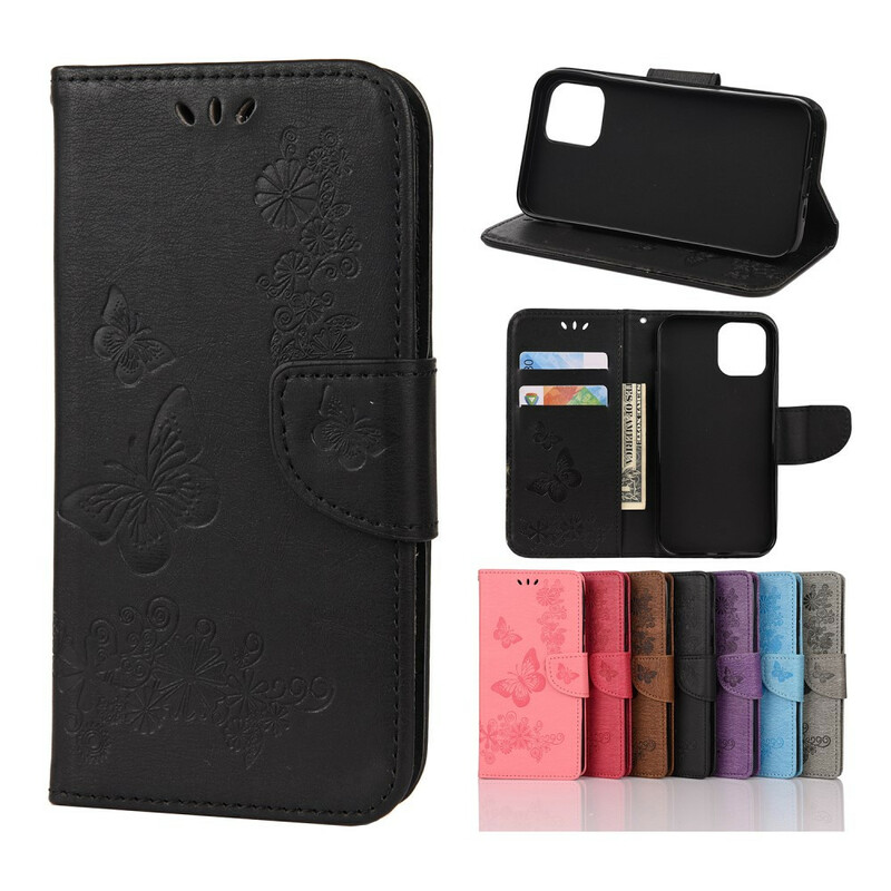Housse iPhone 12 Max / 12 Pro Splendides Papillons à Lanière Housse iPhone 12 Max / 12 Pro Splendides Papillons à Lanière