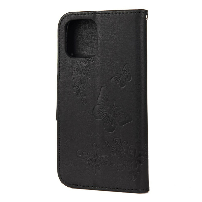 Housse iPhone 12 Max / 12 Pro Splendides Papillons à Lanière Housse iPhone 12 Max / 12 Pro Splendides Papillons à Lanière