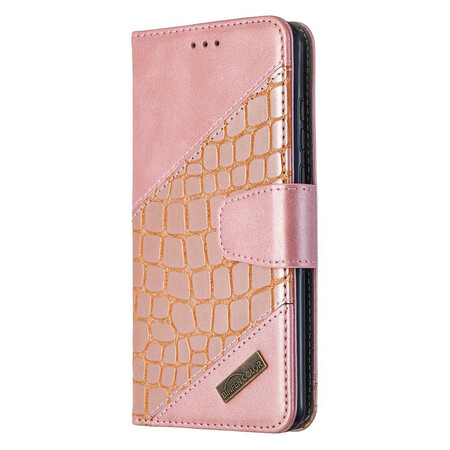 Housse Honor 9A Effet Peau de Crocodile Classique