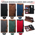 Housse Xaiomi Redmi 9 Simili Cuir Bicolore Contours Renforcés