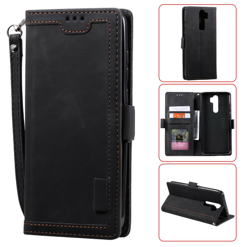 Housse Xaiomi Redmi 9 Simili Cuir Bicolore Contours Renforcés Housse Xaiomi Redmi 9 Simili Cuir Bicolore Contours Renforcés
