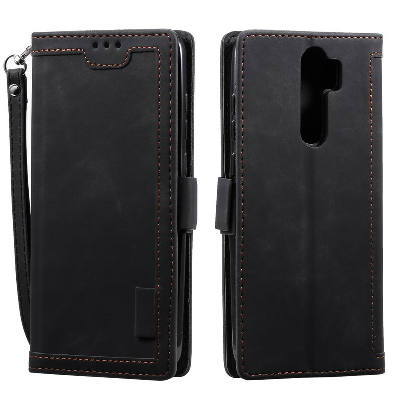 Housse Xaiomi Redmi 9 Simili Cuir Bicolore Contours Renforcés Housse Xaiomi Redmi 9 Simili Cuir Bicolore Contours Renforcés