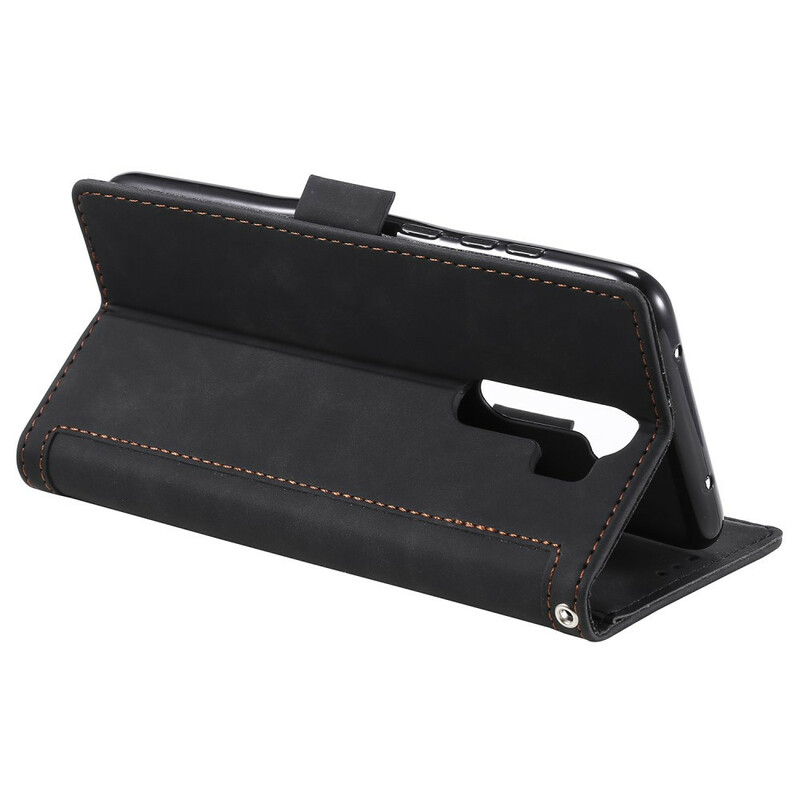 Housse Xaiomi Redmi 9 Simili Cuir Bicolore Contours Renforcés Housse Xaiomi Redmi 9 Simili Cuir Bicolore Contours Renforcés