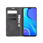 Flip Cover Xiaomi Redmi 9 Effet Cuir Douceur Flip Cover Xiaomi Redmi 9 Effet Cuir Douceur