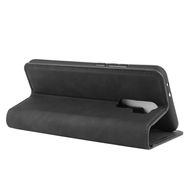 Flip Cover Xiaomi Redmi 9 Effet Cuir Douceur Flip Cover Xiaomi Redmi 9 Effet Cuir Douceur