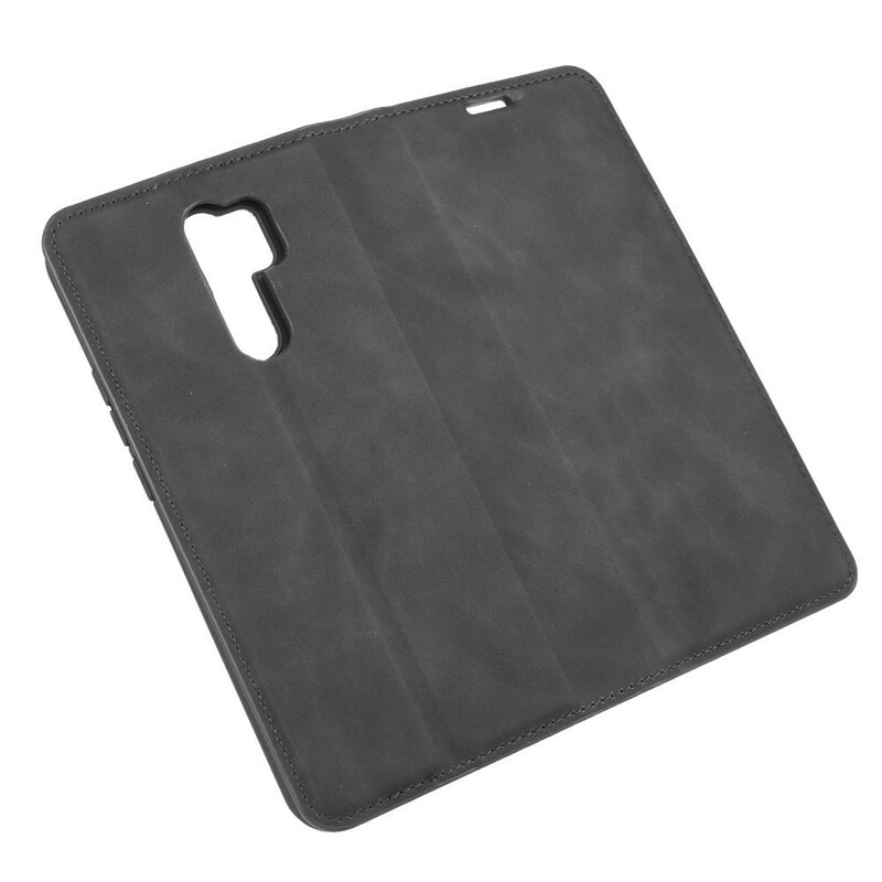 Flip Cover Xiaomi Redmi 9 Effet Cuir Douceur Flip Cover Xiaomi Redmi 9 Effet Cuir Douceur