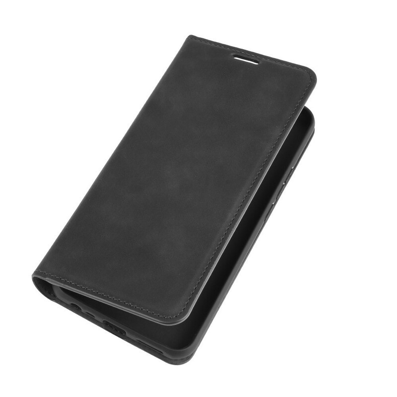 Flip Cover Xiaomi Redmi 9 Effet Cuir Douceur Flip Cover Xiaomi Redmi 9 Effet Cuir Douceur