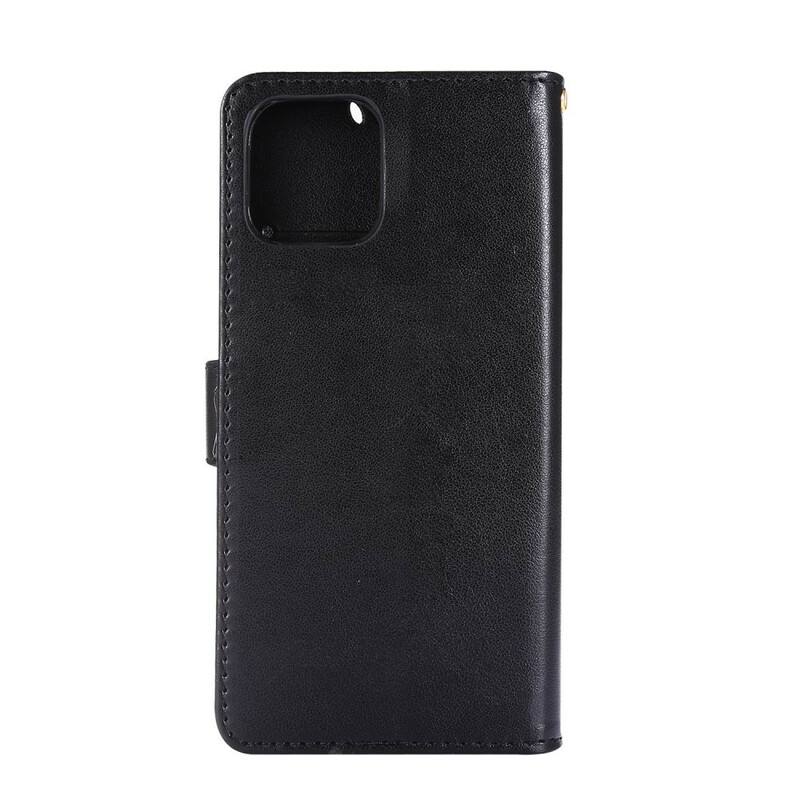 Housse iPhone 12 Max / 12 Pro Papillons et Fleurs Lanière Housse iPhone 12 Max / 12 Pro Papillons et Fleurs Lanière