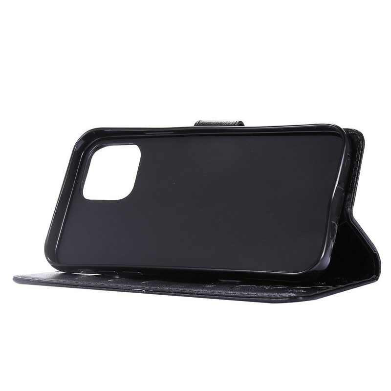 Housse iPhone 12 Max / 12 Pro Papillons et Fleurs Lanière Housse iPhone 12 Max / 12 Pro Papillons et Fleurs Lanière