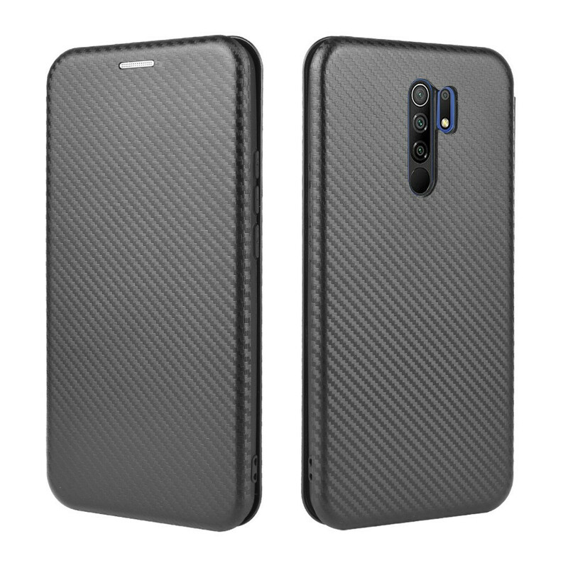 Flip Cover Xiaomi Redmi 9 Silicone Carbone Coloré Flip Cover Xiaomi Redmi 9 Silicone Carbone Coloré