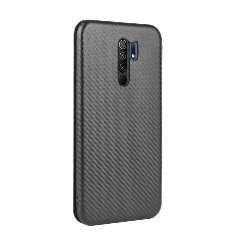 Flip Cover Xiaomi Redmi 9 Silicone Carbone Coloré Flip Cover Xiaomi Redmi 9 Silicone Carbone Coloré