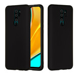 Coque Xiaomi Redmi 9 Silicone Liquide Avec Lanière Coque Xiaomi Redmi 9 Silicone Liquide Avec Lanière